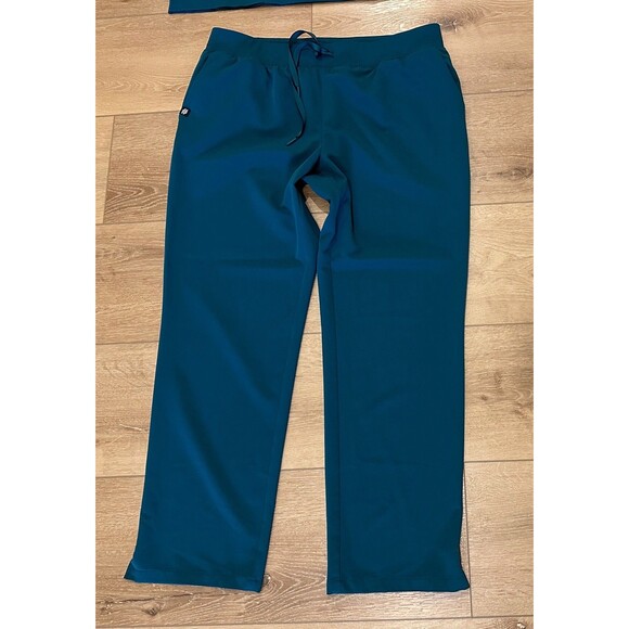 Women’s Jaanuu Scrub Set Caribbean Blue XL Xenos Pants & Rhena Top EUC! - Picture 4 of 6